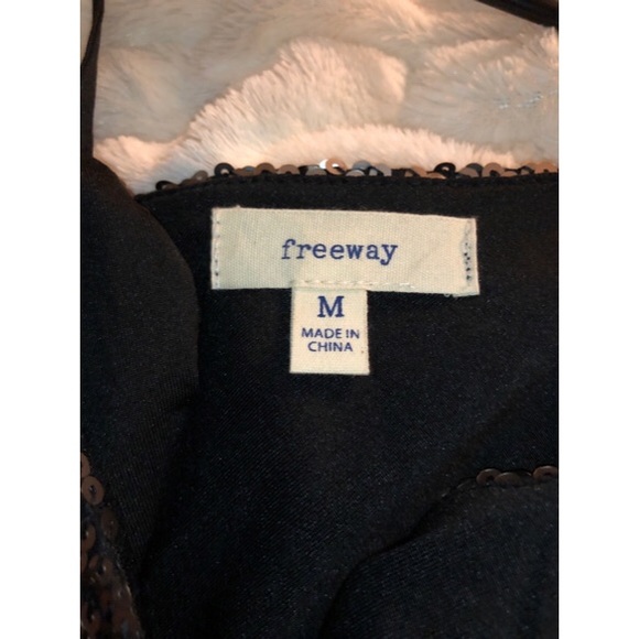 NWT Freeway Mauve Ombré Sequin Cocktail Dress, Sz. M - Picture 3 of 3